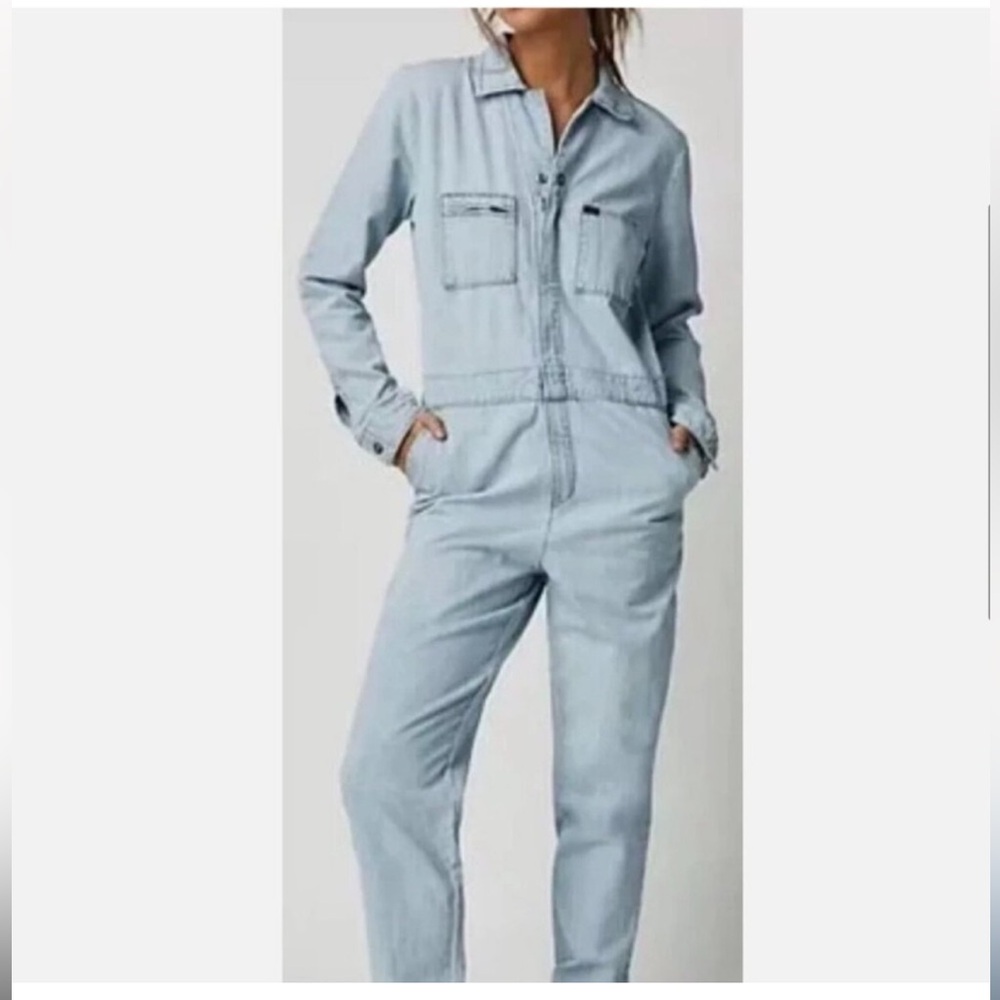 Lee Sky Blue Denim Coverall
